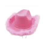 Pink Feather Cowboy Hat