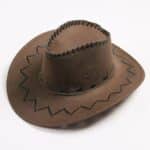 Brown Suede Cowboy Hat