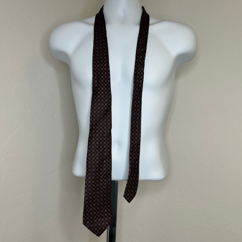 Yves Saint Laurent Mandala Pattern Tie