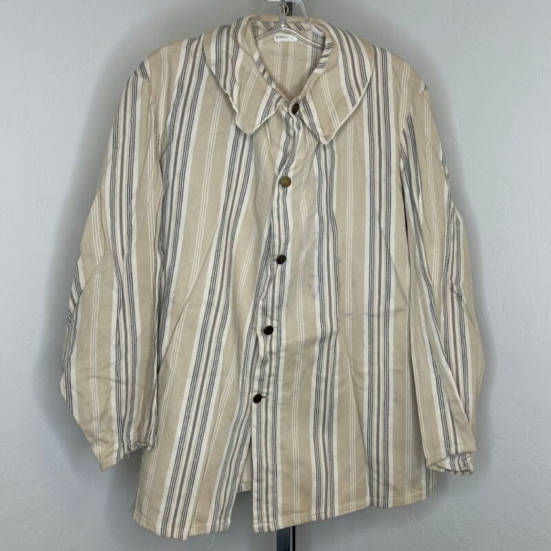 Antique Beige Robber Pinstripe Shirt