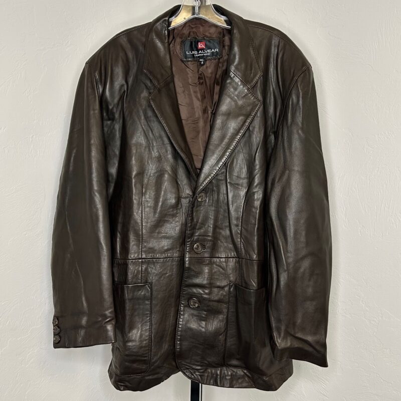 Luis Alvear Brown Leather Jacket