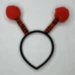 Red & Black Antenna Headband