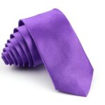 Purple Satin Tie