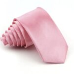 Pink Satin Tie