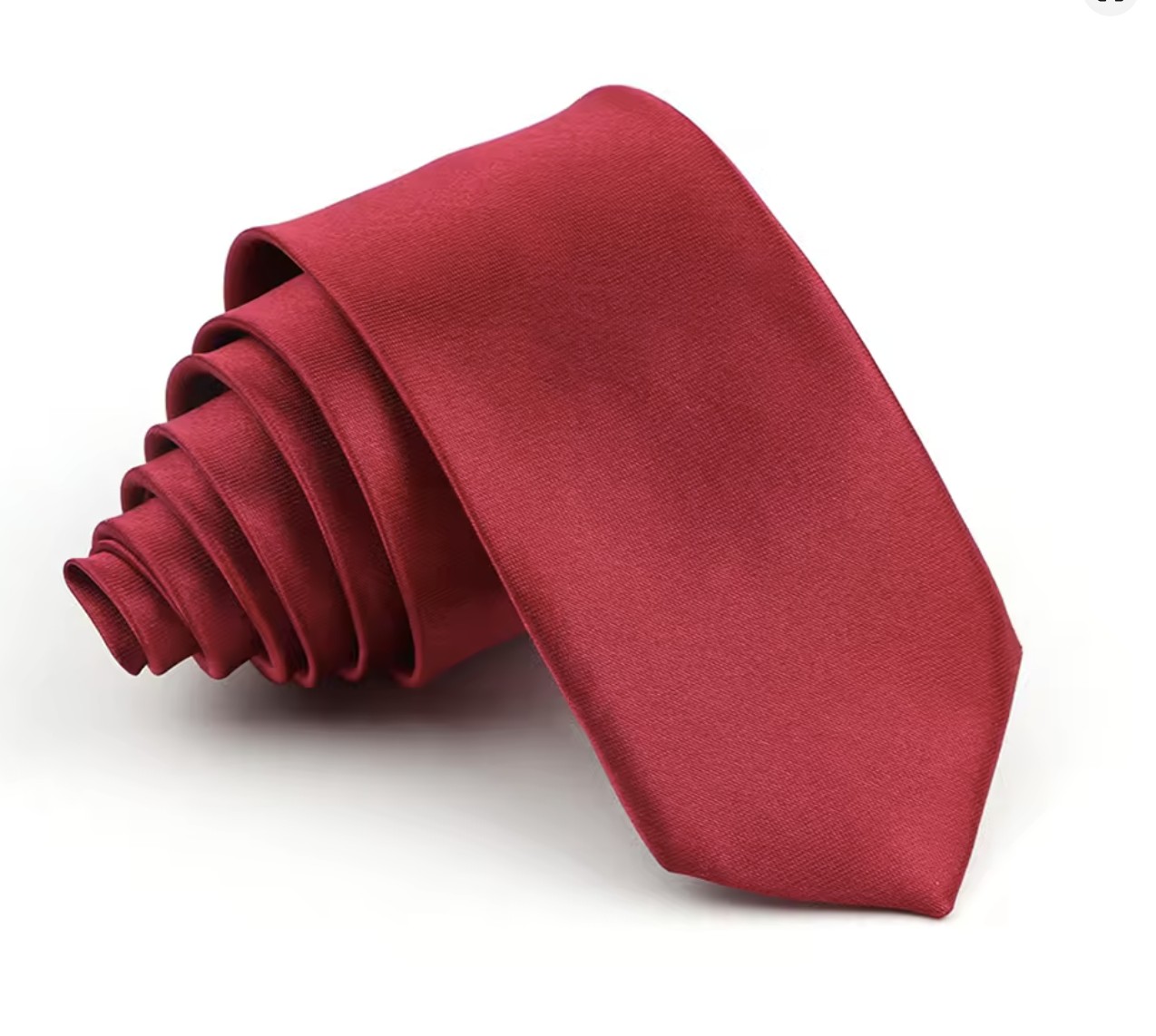 Red Satin Tie