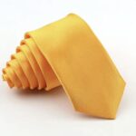 Gold Satin Tie