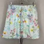 Light Blue Floral Tropical Shorts