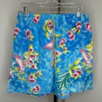 Blue Floral Tropical Shorts