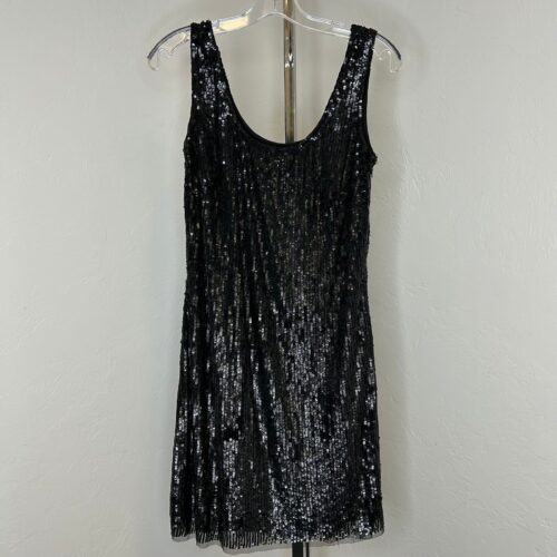 Vintage Niteline Black Sequin Dress