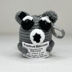 Emotional Support Raccoon Keychain