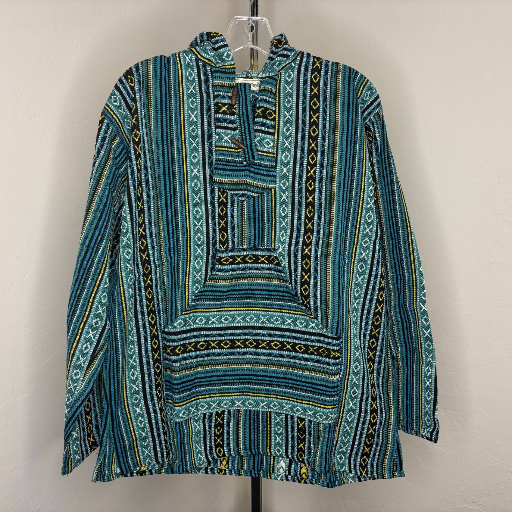 Turquoise Baja Print Jacket
