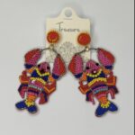 Beaded Lobster Earrings