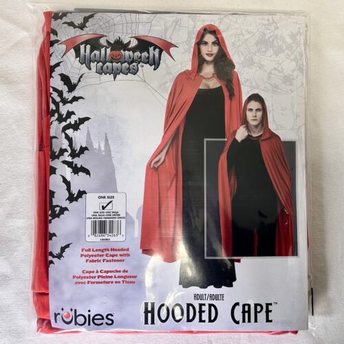 Hooded Red Cape