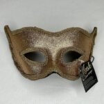 Brass Sparkling Half Mask