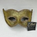 Gold Sparkling Half Mask