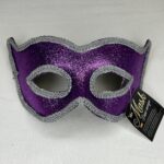Purple Sparkling Half Mask