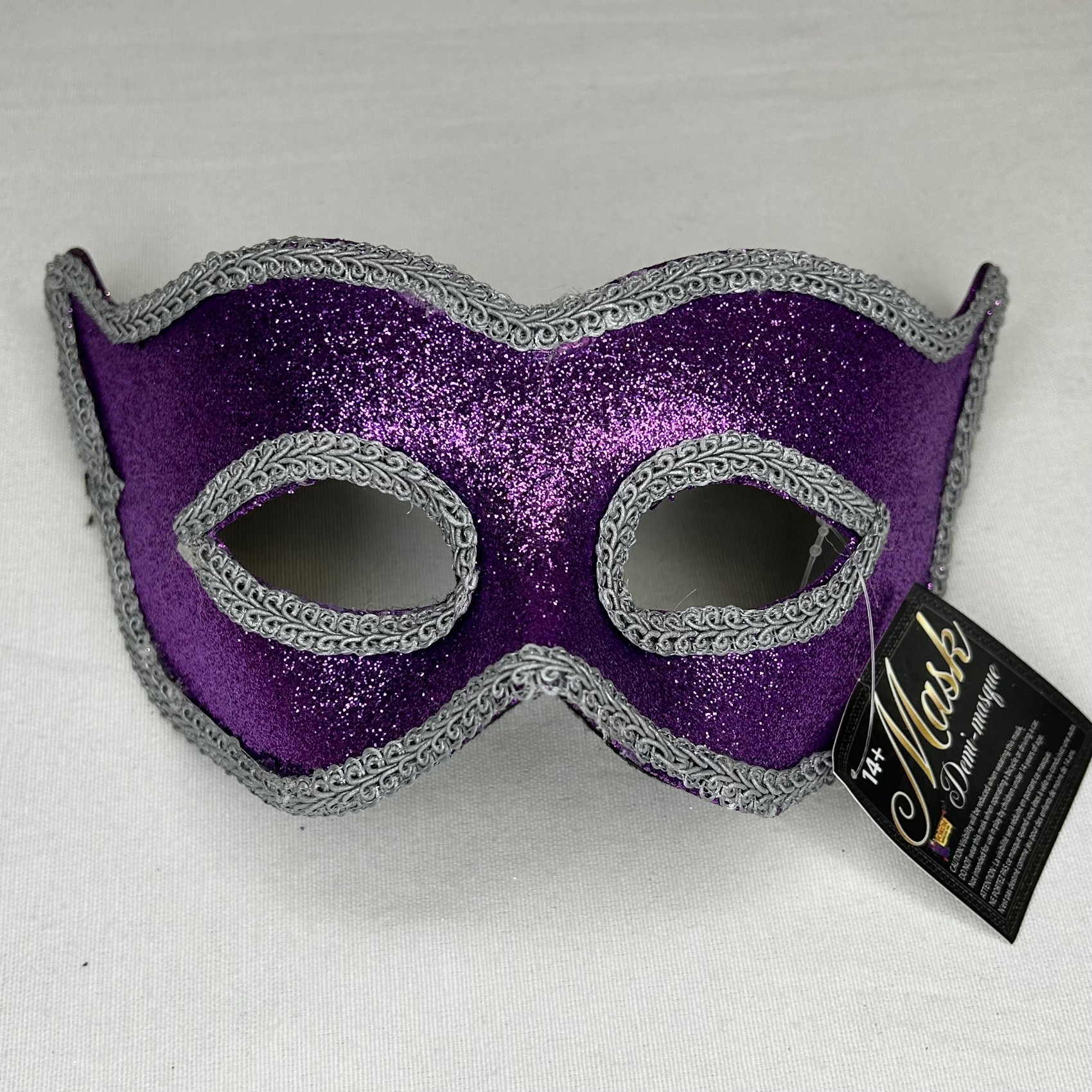 Purple Sparkling Half Mask
