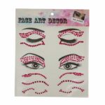 Pink Face Jewels