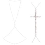 Rhinestone Cross Body Chain